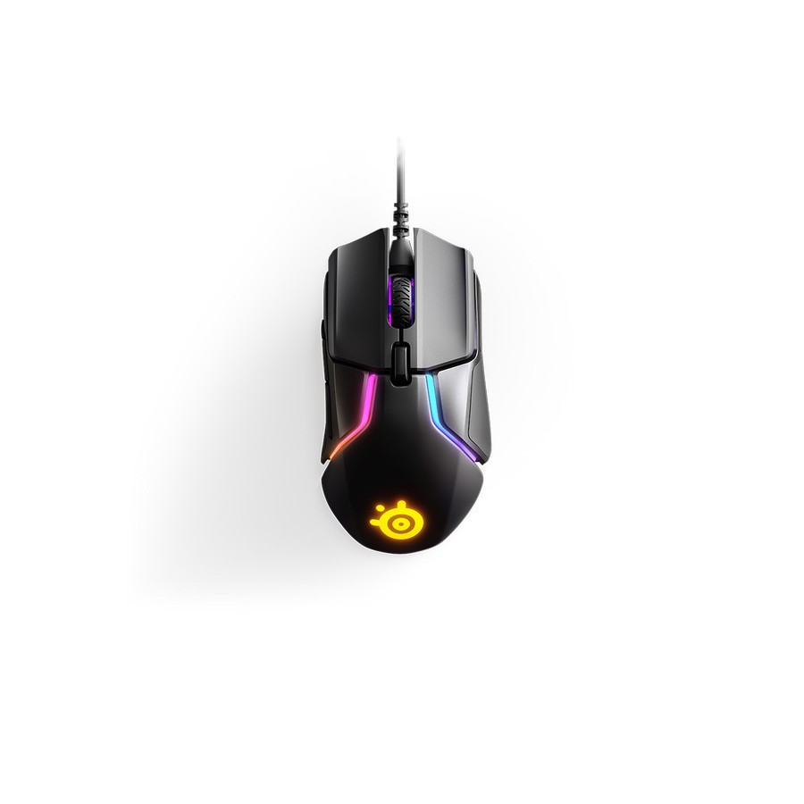 MOUSE GAMING STEELSERIES RIVAL 600 BLACK WITH TRUEMOVE3 + DUAL SENSOR