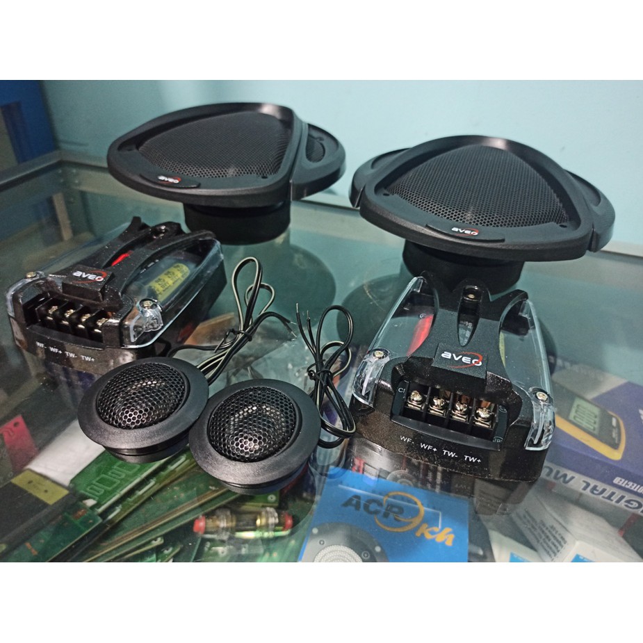 Speaker mobil Split 6inch VOKAL TWEETER crosover AVEO AE SS366