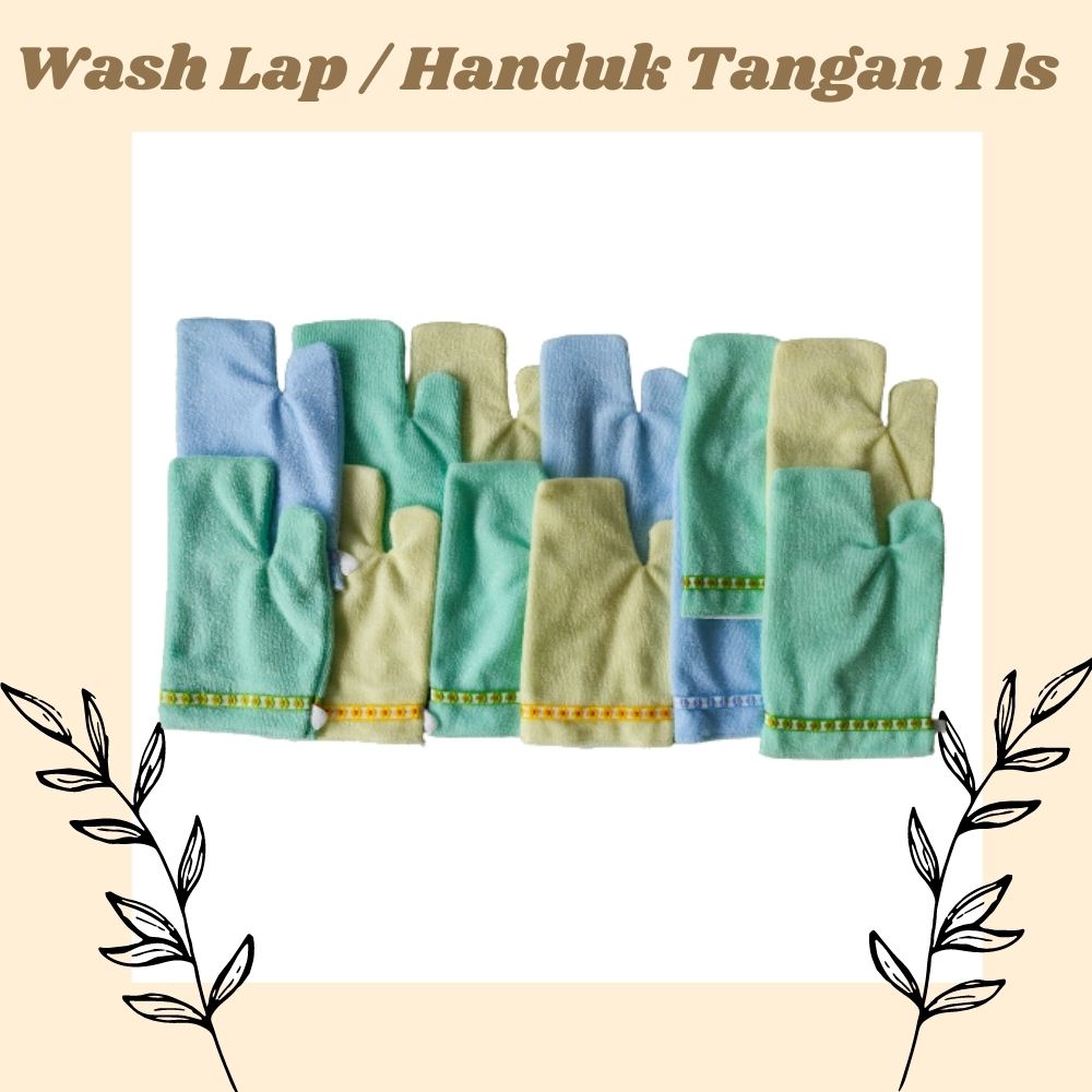 Waslap bayi / Waslap mandi bayi / Handuk tangan mandi bayi