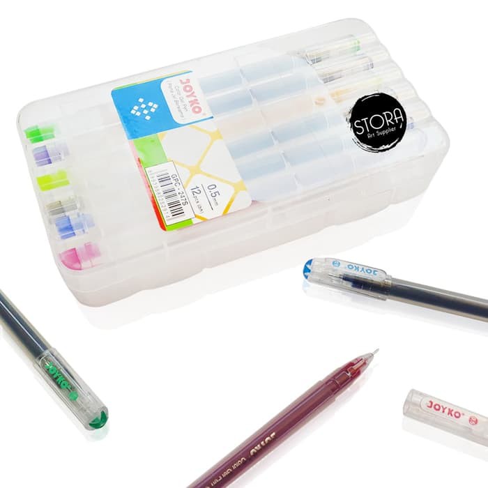 

Joyko Pen Gel Color 0.5 Pulpen Gelly Set 12 Warna GPC-247S Termurah