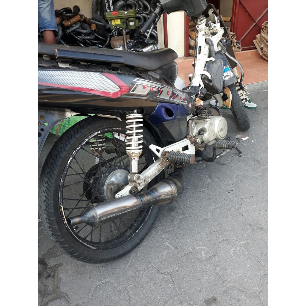 Modifikasi Motor Fiz R Warna Silver Arena Modifikasi