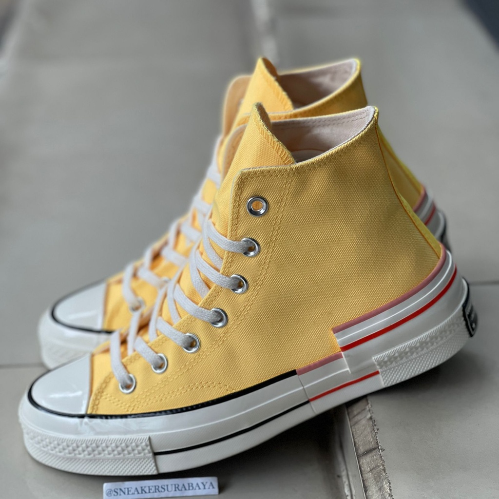 Converse ChuckTaylor 1970s Hi Colorblock Citron Pulse CT 70 CT 70s