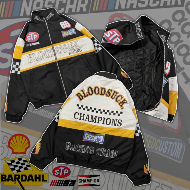 JAKET PRIA SALVIO HEXIA - JACKET NASCAR STREET - JAKET MOTOR RACING