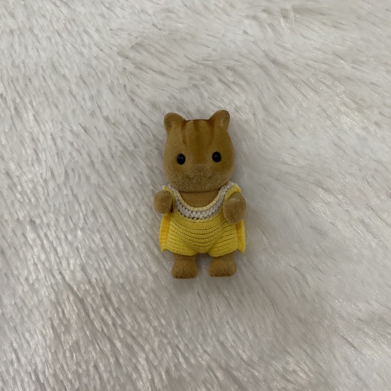 Preloved Sylvanian Families Vintage Rare Furbank Squirrel Standing up Flair original