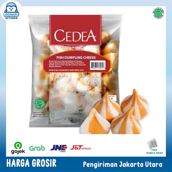 CEDEA FISH DUMPLING CHEESE 500 GRAM