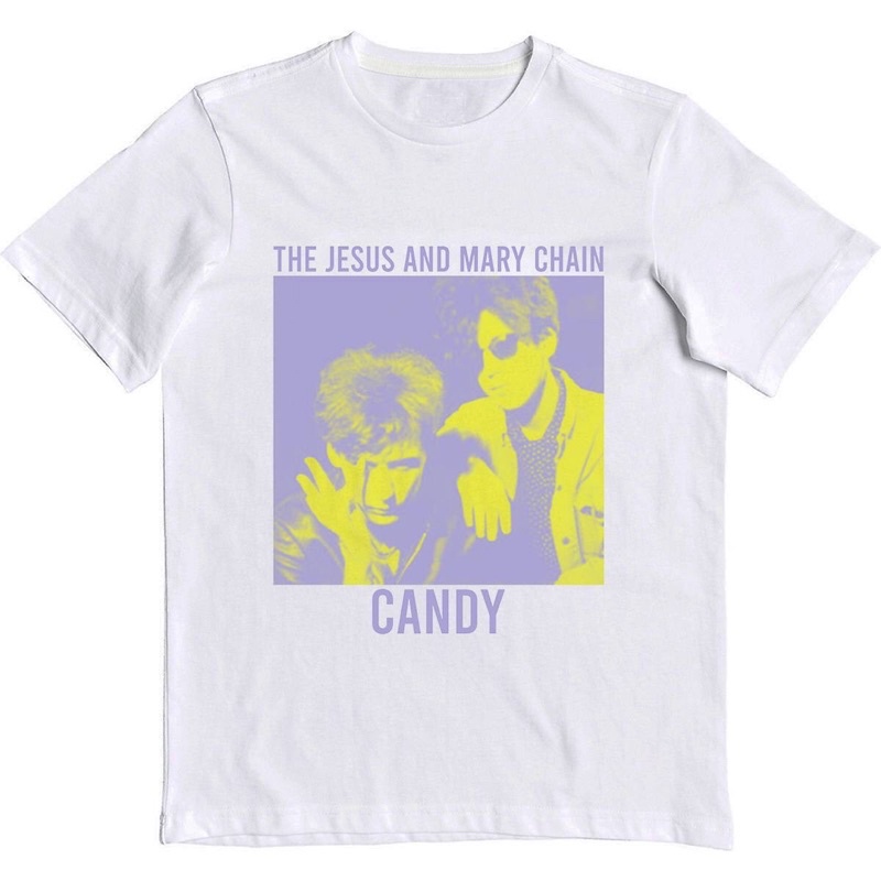 KAOS BAJU THE JESUS AND MARY CHAIN - CANDY | T-SHIRT BAND THE JESUS AND MARY CHAIN | BAJU BAND THE J