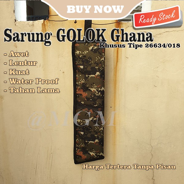 Sarung Golok Ghana Tramontina 26634/018 machete cover pisau model UFO