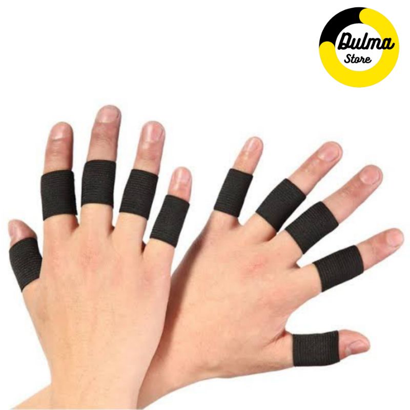 KARET FINGER SUPPORT JARI ELASTIS AVO ORIGINAL PELINDUNG JARI JARI KANAN KIRI ISI 10 BIJI  SPORT VOLI VOLLEY