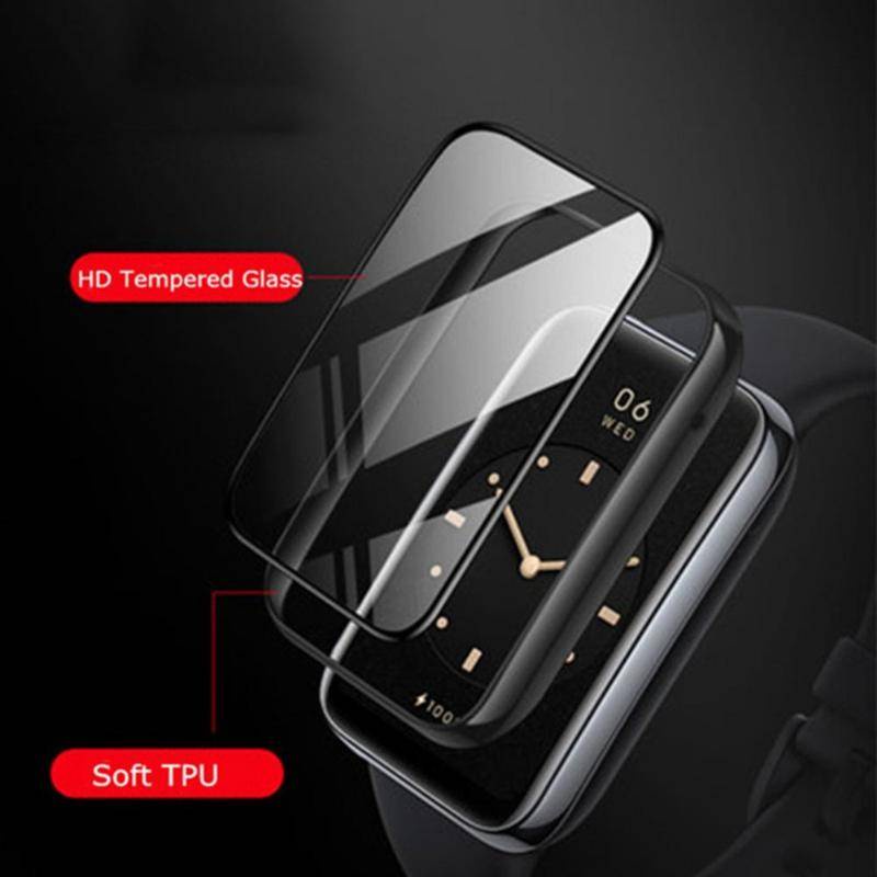 Case Kaca Pelindung Layar 2in1 Untuk Xiaomi Watch Band 7 Pro Mi Band 7 Pro 6 5 4