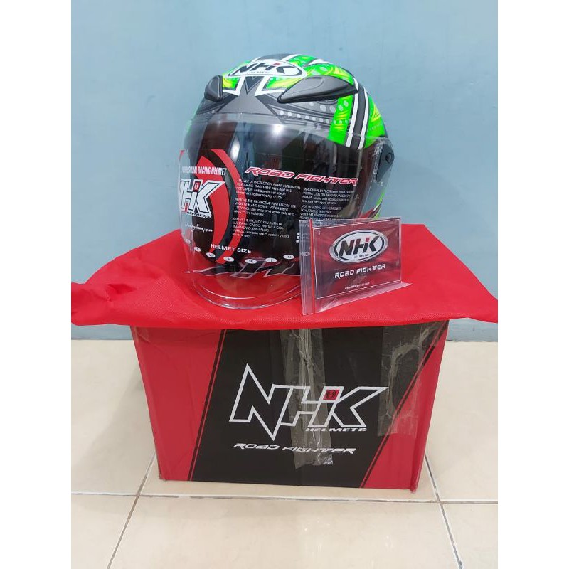 HELM NHK HALFFACE R6 GP EDITION MOTIF REMY GREY DOFF HELM NHK R6 MOTIF