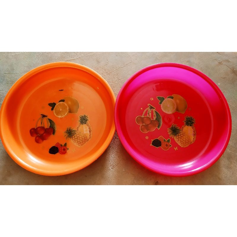 Nampan Bulat Motif/Baki Bulat