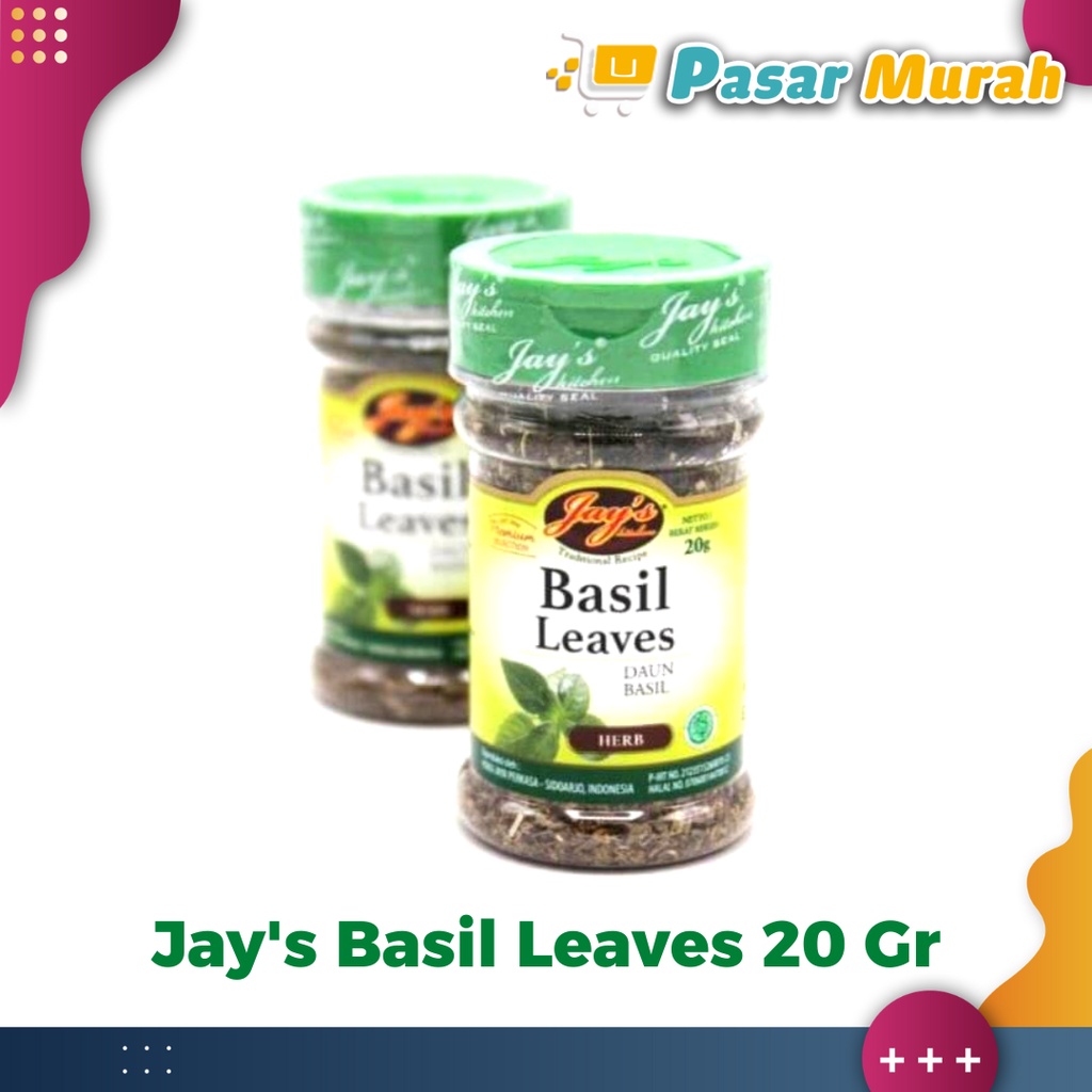 

Jay's Basil Leaves 20 Gram