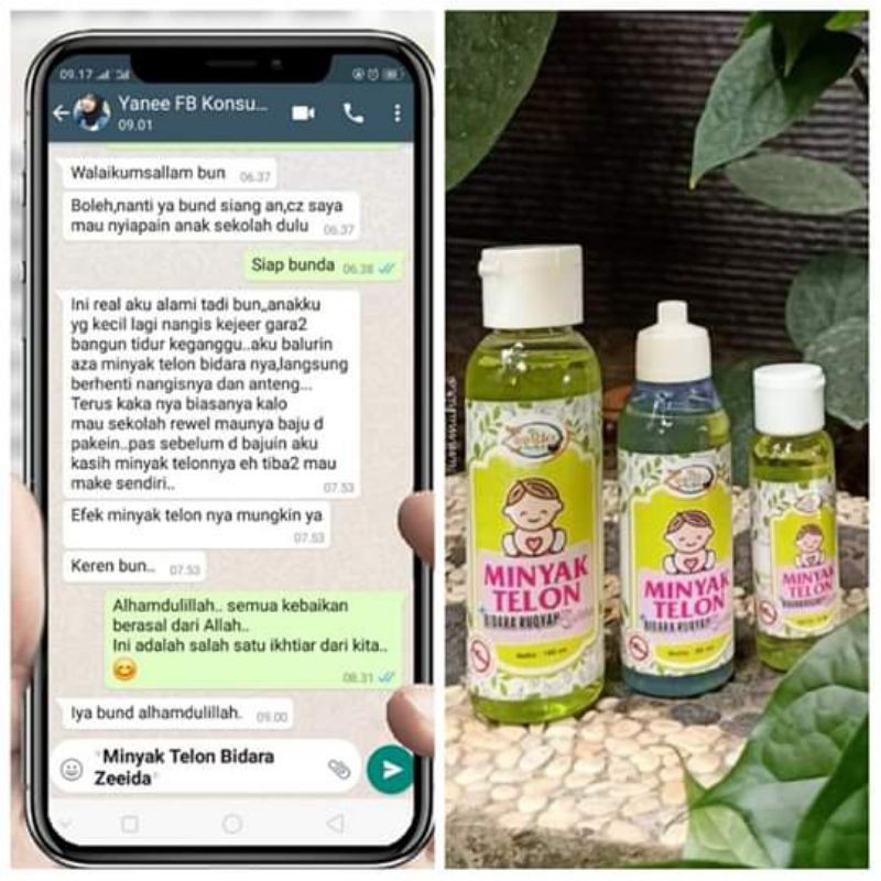 minyak telon bidara