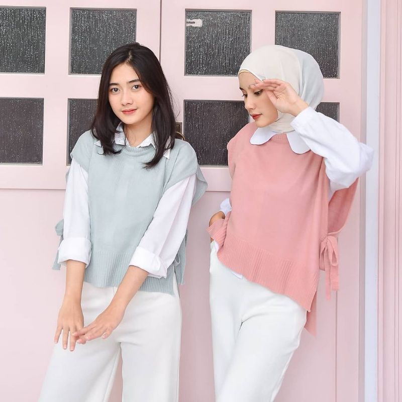 VEST KOREA//VEST RAJUT//VEST TALI//