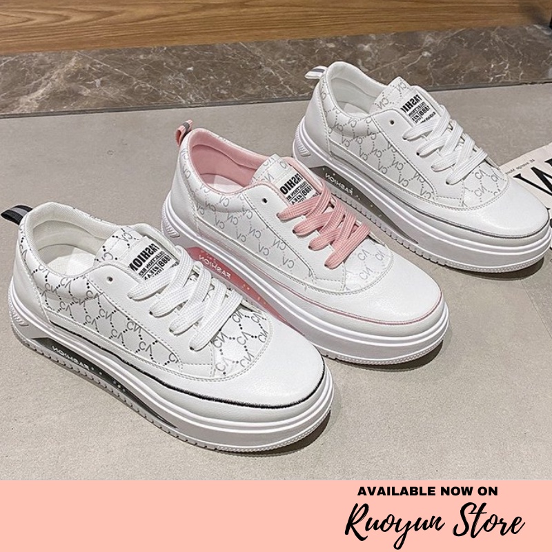 RYX - CVN Chain Sepatu Sneakers Wanita Fashion Casual / Olahraga - Ori Import