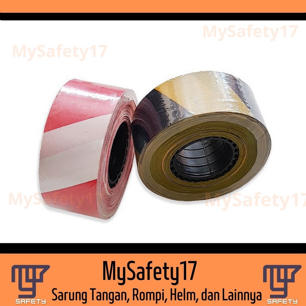 Police Line Garis Polisi Barricade 3"x500 mtr - SAFETY LINE MURAH GARIS POLISI