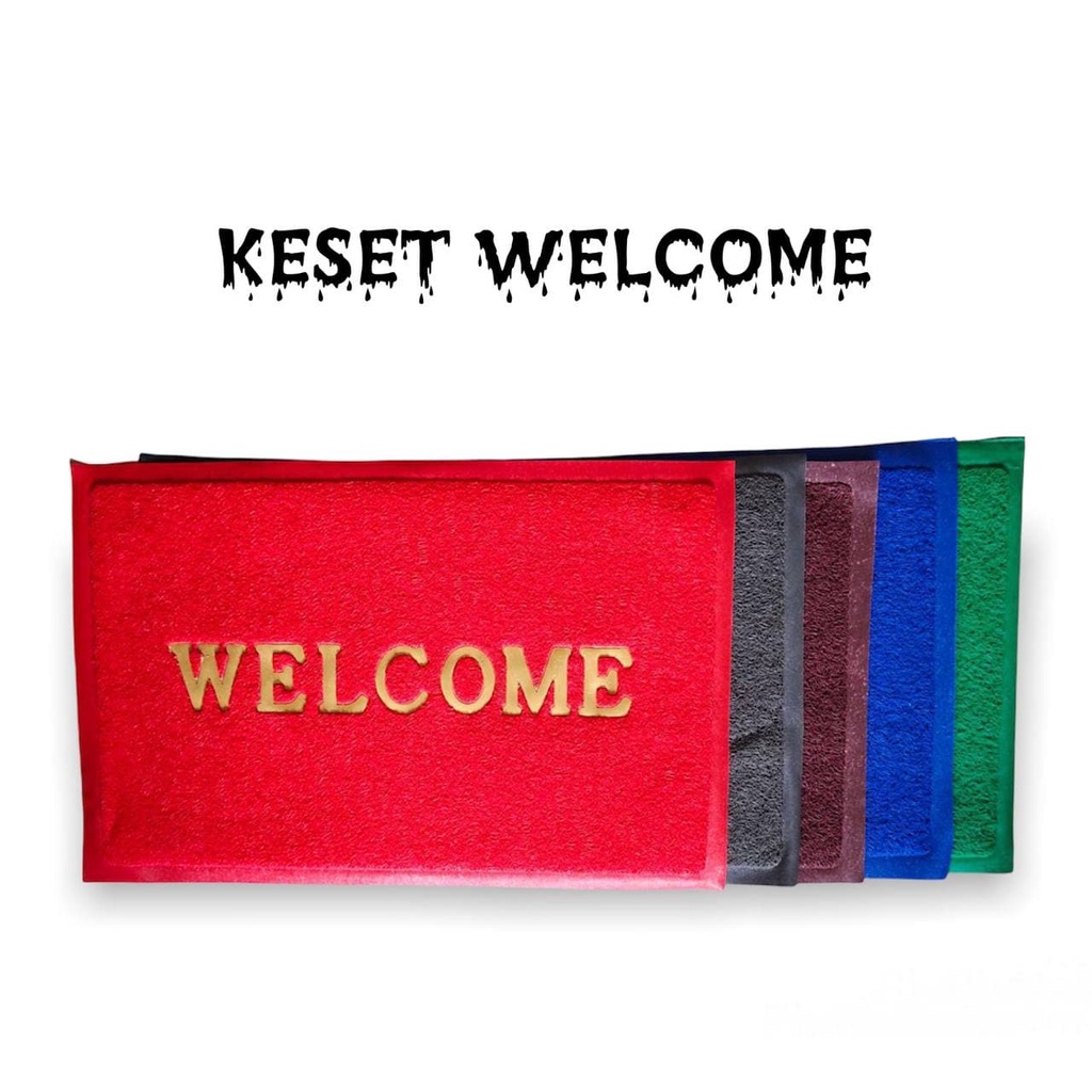 KESET WELCOME / KESET KAKI / KESET KARET ANTI SLIP
