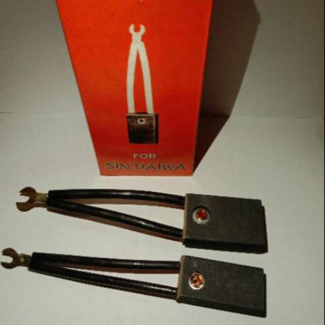 CARBON BRUSH LAS MICHINAN SIN DAIWA || DENYO D250 BAHAN KUL ARANG