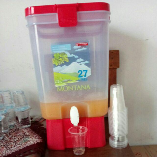 Maspion Arizona Drink Jar Montana Wadah Dispenser Tempat Air Minum 27 Liter Tebal
