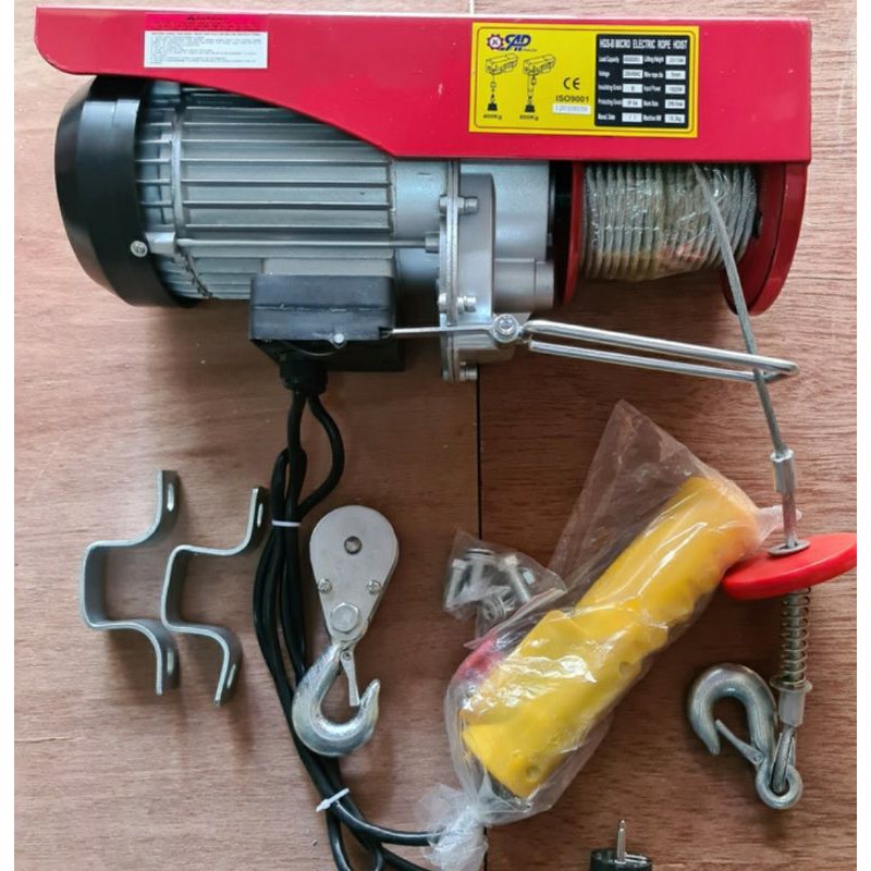 mini electric hoist 800kg elektrik hoist 800 kg
