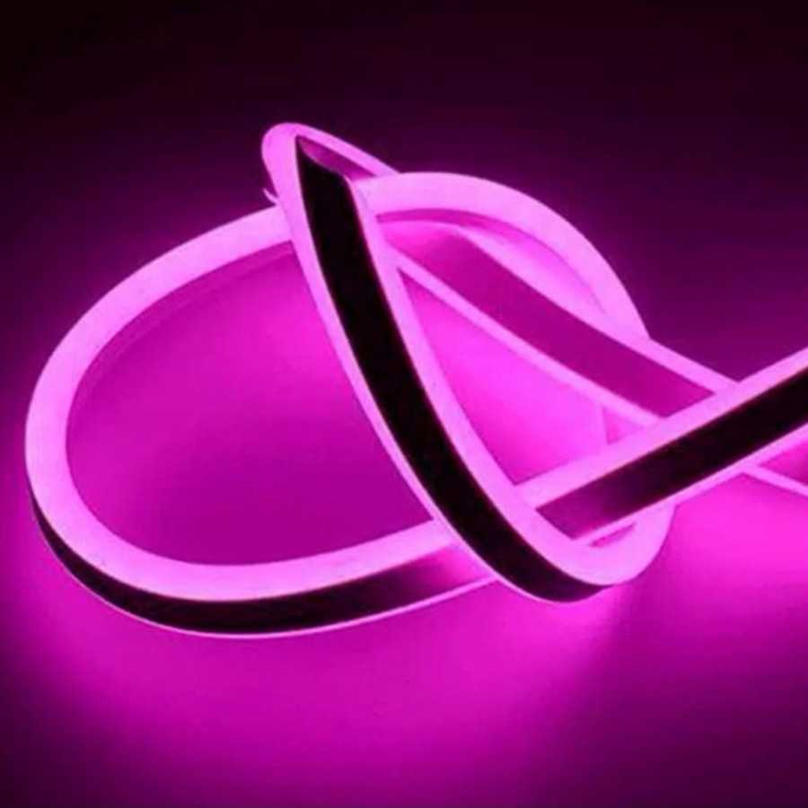 Lampu Neon Flex LED Selang Flexible sign strip fleksibel 10METER+SOKET
