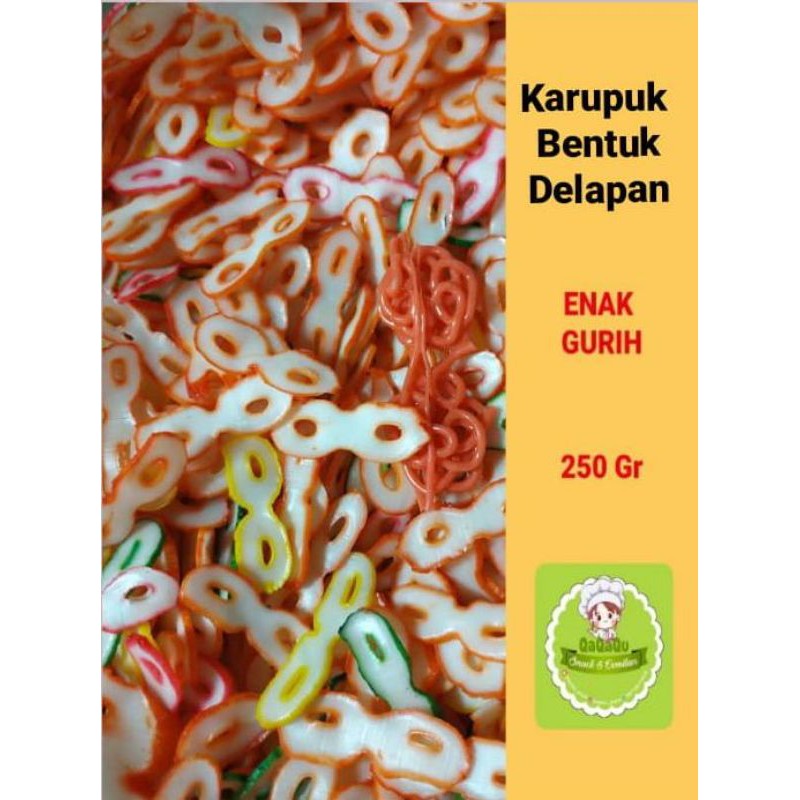 

KERUPUK ANGKA 8 KERUPUK SEBLAK GURIH (MENTAH)
