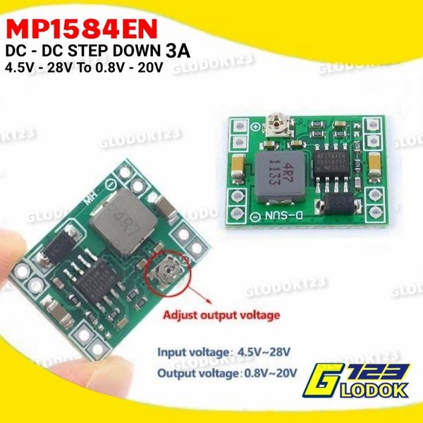 MP1584EN 3A DC DC Step Down Module Adjustable Converter Mini LM2596