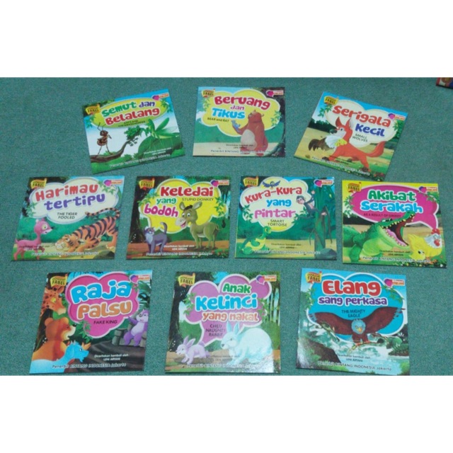 Buku cerita anak seri dongeng fabel