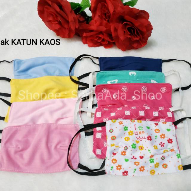 Masker Anak Kain 2 Lapis Nyaman