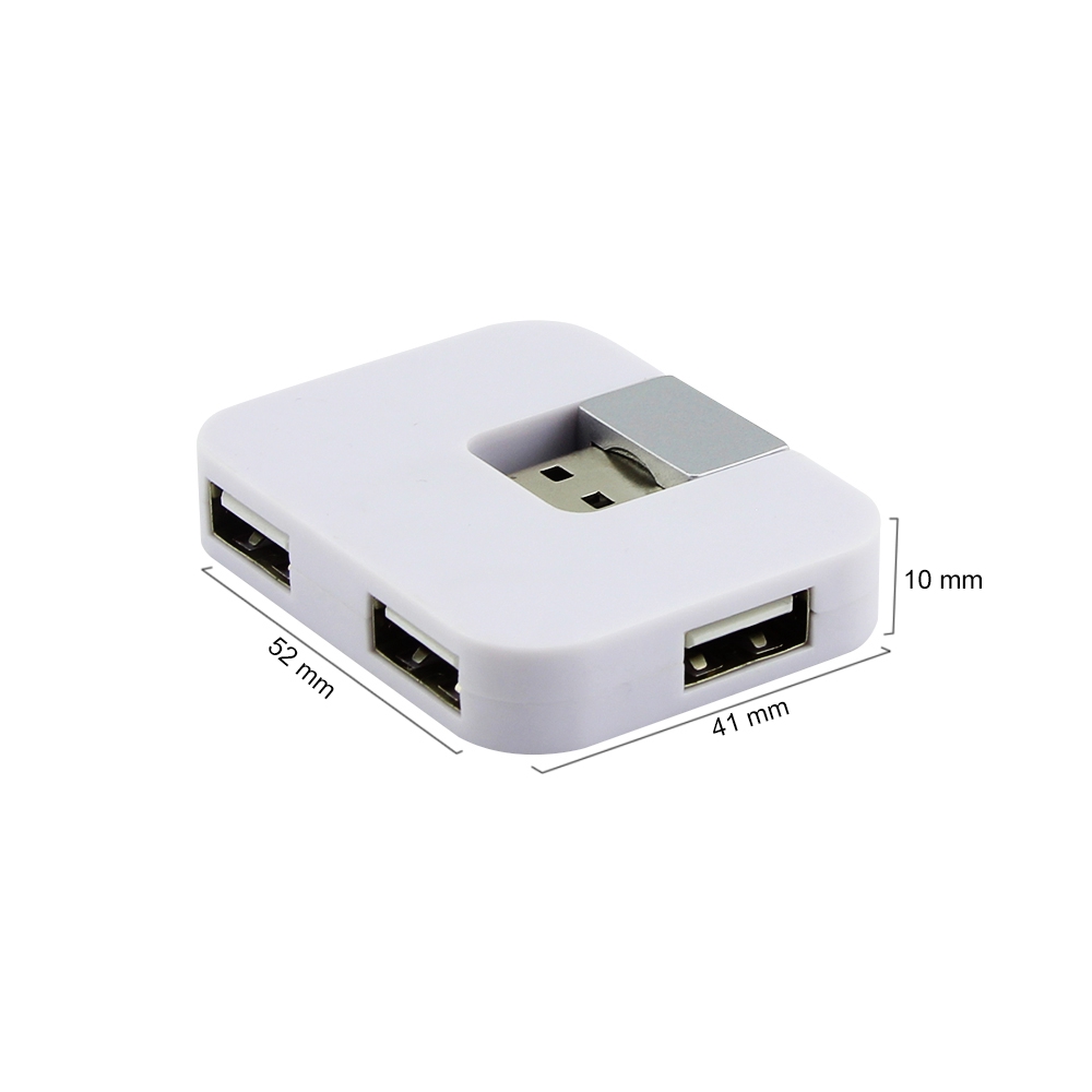 Usb 2.0 Lipat Persegi 4port HUB USB 2.0 Lipat Persegi 4-port HUB Hitam/Putih/Hijau/Biru/Merah Berputar USB Semiper Mobil U Disk Set Perangkat Ekstensi