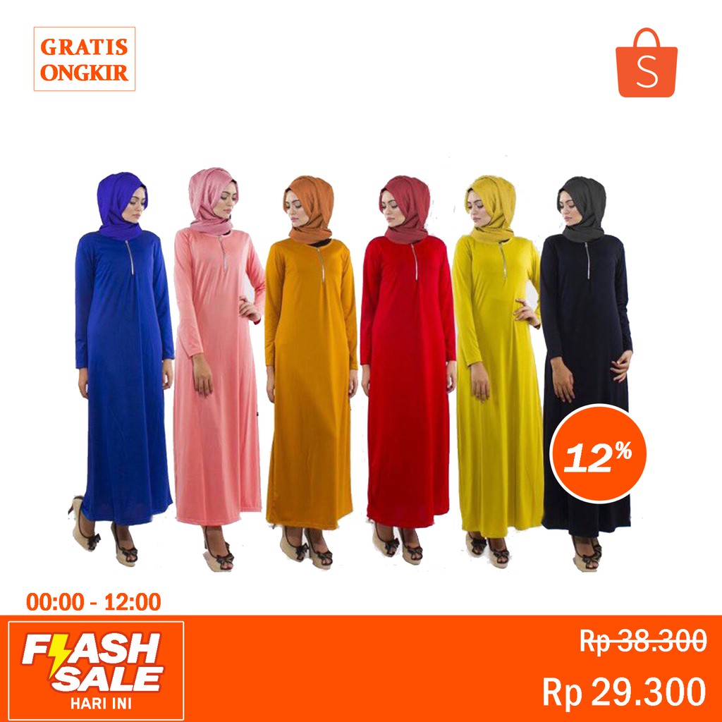 HARGA FLASHSALE GAMIS POLOS // GROSIR MURAH JERSEY NON 