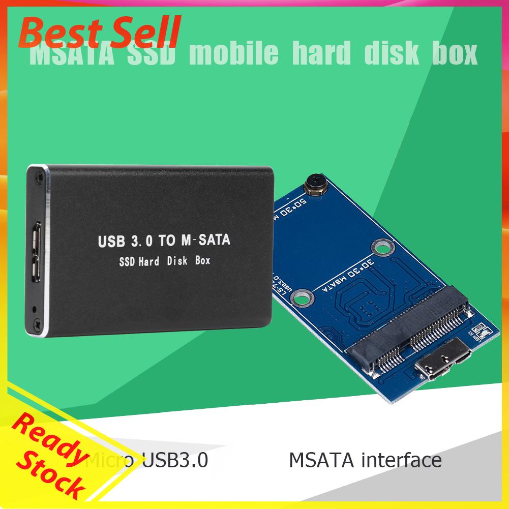 Casing Hardisk Eksternal Mini SSD USB 3.0 Ke mSATA