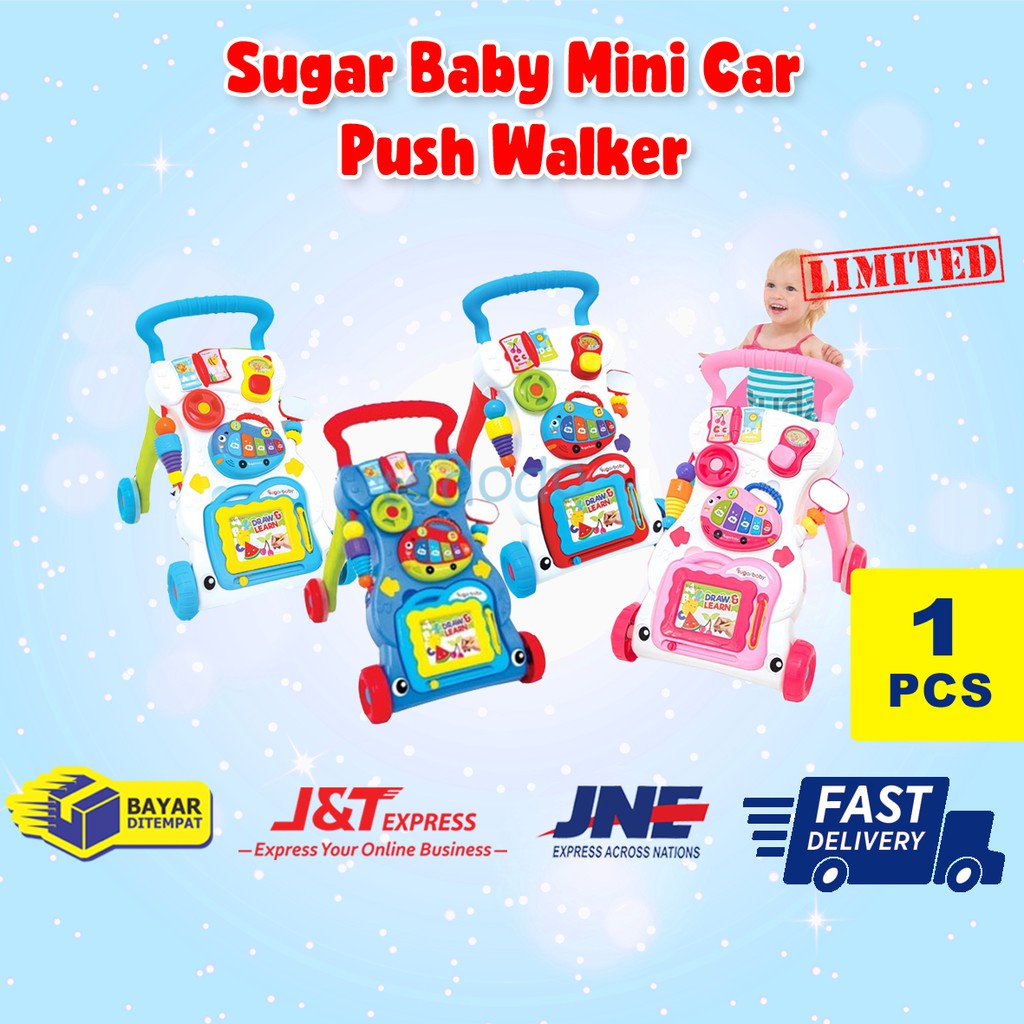 Sugar Baby Mini Car Push Walker (Baby Walker) / Belajar Jalan