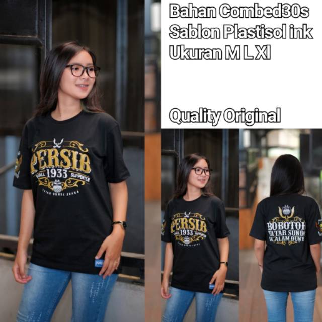 Baju persib getih sunda murah pria wanita