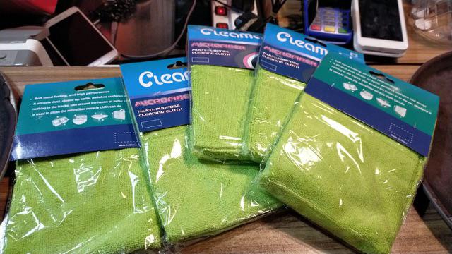 Lap Microfiber Cleamaid 40x40 Kain Lap Serbaguna Super Absorbent