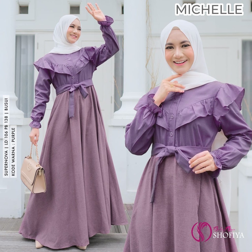 GAMIS MICHELLE ORIGINAL BY SHOFIYA