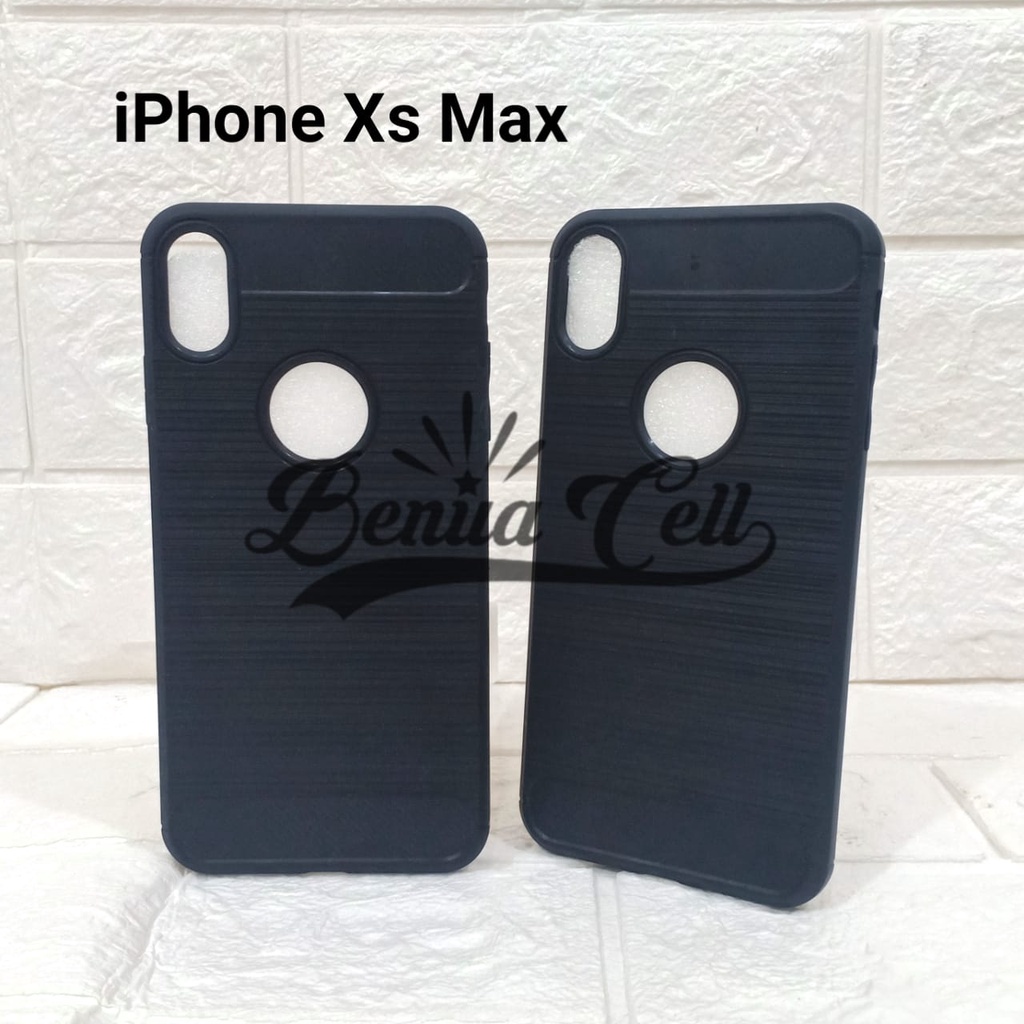 SOFTCASE IPHONE X SLIM FIT CARBON IPHONE X XS IPHONE XR IPHONE XS MAX - BC