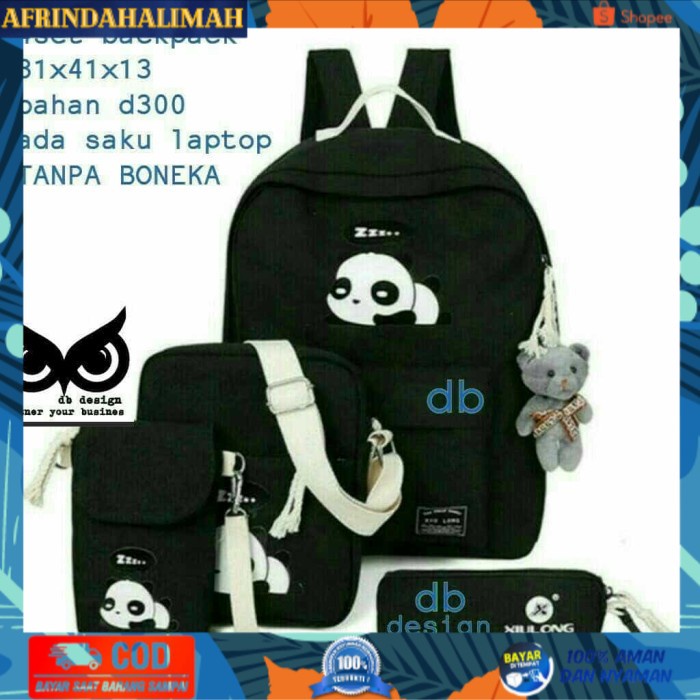 

TERBARU, TERMURAH- TAS SEKOLAH RANSEL SET 4in1/TAS ANAK,REMAJA LUCU GROSIR TAS MURAH