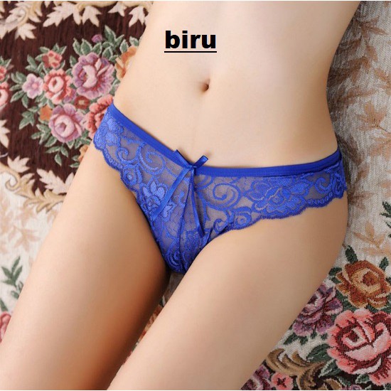 Celana Dalam Renda Lingerie Gsting New VVI