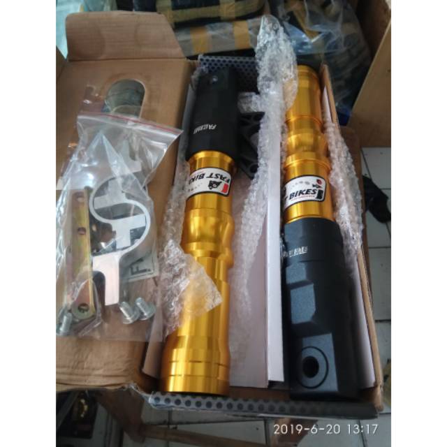 TABUNG SHOCK DEPAN MOTOR VIXION SHOCK TABUNG DEPAN YAMAHA VIXION GOLD 1SET SHOCKBREAKER DEPAN VIXION