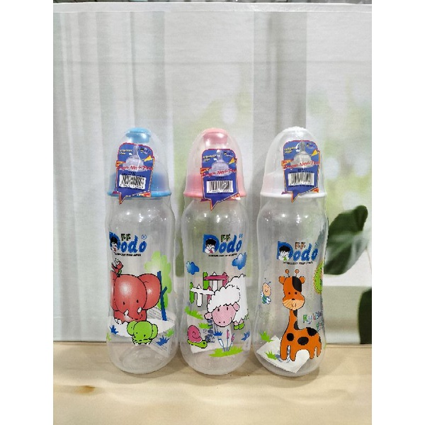 Botol Susu Dodo Orthodontic Shape/DOT Gepeng 250 Ml BPA Free DBP005