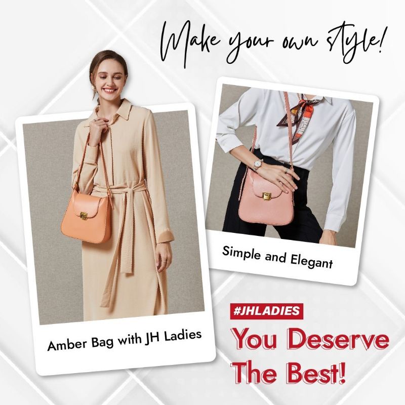 AMBER ❤️ GRATIS BOX ❤️ TAS JIMSHONEY JIMS HONEY SLING SHOULDER BAG