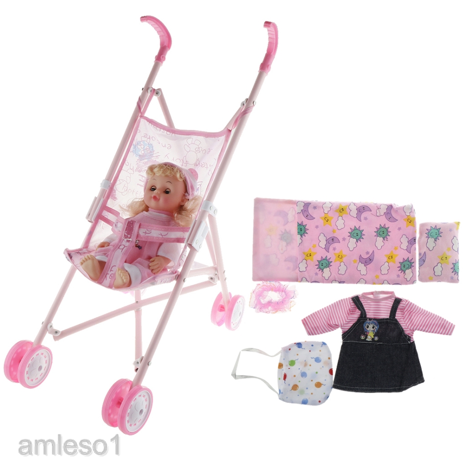 baby and stroller toy set