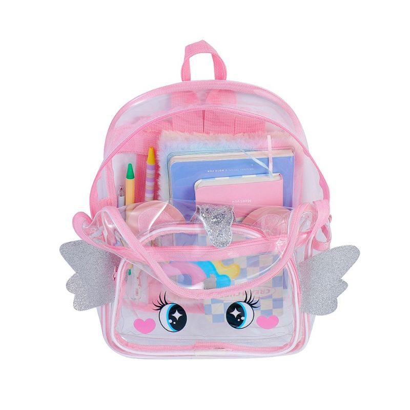 Tas ransel unicorn transparan