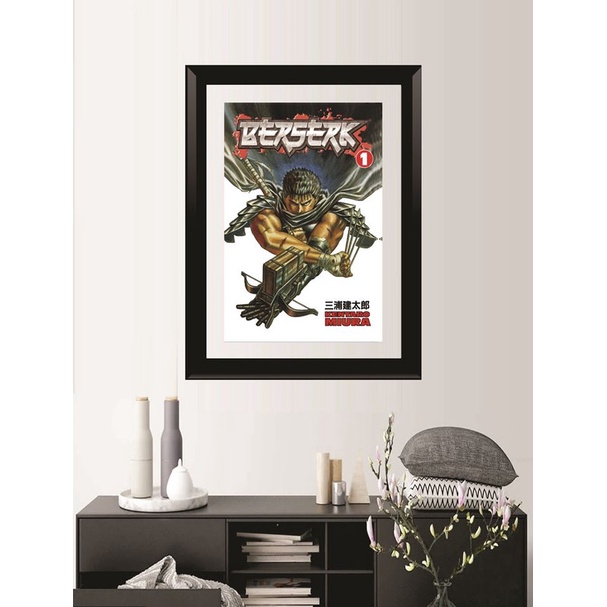 Poster Bingkai 30 x 22 Komik / Comic Berserk_1
