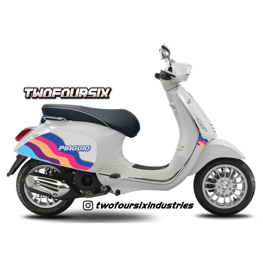 STICKER STRIPING BODY VESPA MATIC SPRINT