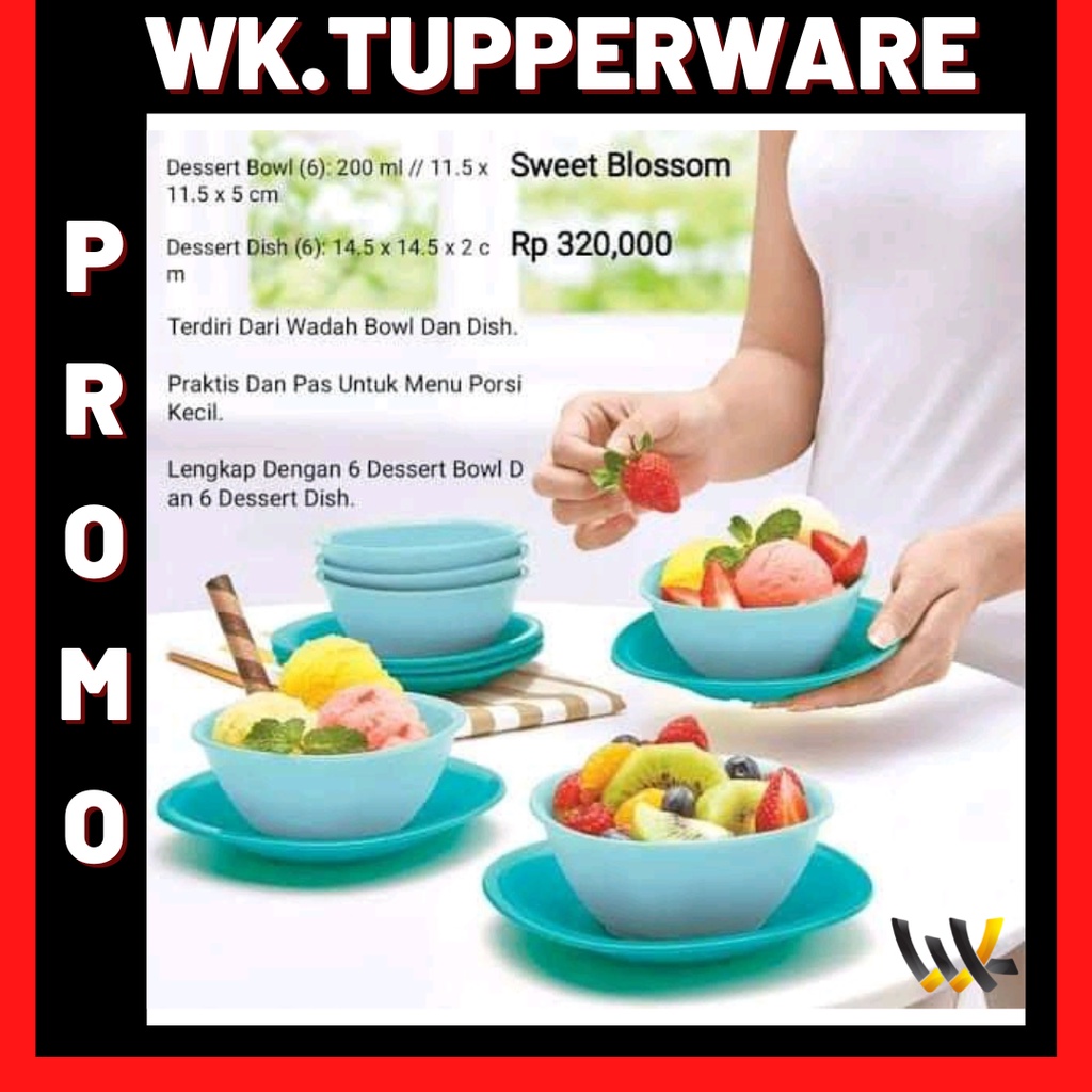 SWEET BLOSOM TUPPERWARE PIRING TUPPERWARE