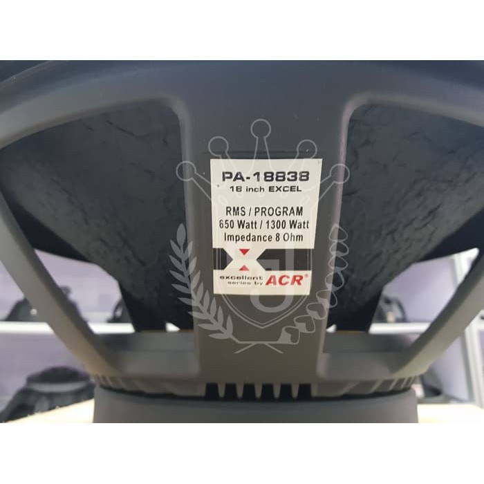 Speaker 18 Inch Excellent ACR PA 18838 EXCEL 18in 18" PA-18838