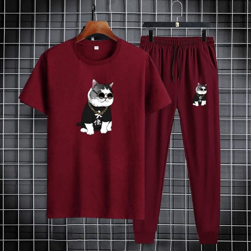 STELAN ( CAT ) STELAN PRIA DEWASA 1 SET KAOS DISTRO + CELANA PANJANG JOGGER MODEL TERBARU