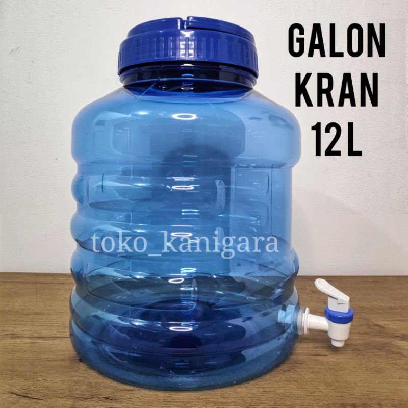 Galon Guci Kran 12 Liter - Dispenser Air Minum - Galon Kran 12 Liter